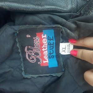 A brand new genuine leather jacket